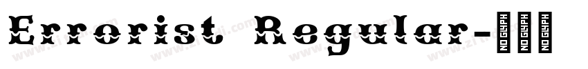 Errorist Regular字体转换